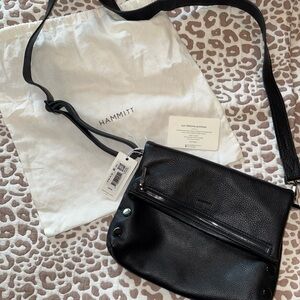 Hammitt Black VIP med Leather Crossbody Bag